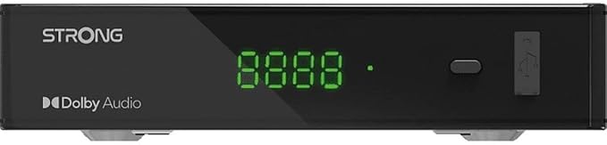 STRONG SRT7030 Satelliten-TV-Receiver Schwarz - Digitaler HD-Receiver für Satellitenfernsehen