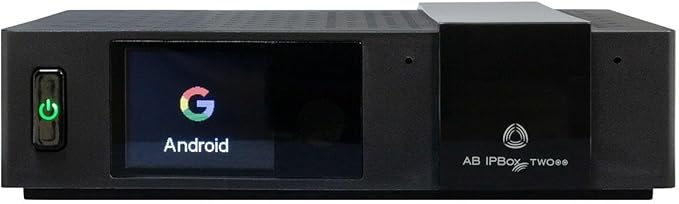 Nein Auslaufartikel (Produktion durch AB IPBox Two 4K UHD Android 8.0 Sat IP-Receiver mit Triple Tuner DVB-S2X, Dual-WiFi, Bluetooth, LAN, CA