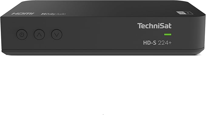 TechniSat HD-S 224+ HD-Satellitenreceiver mit 12V-Betrieb, Triple Tuner, Timeshift & 6 Monate HD+ inklusive – 0000