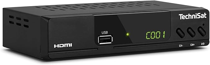 TechniSat Digital GmbH TechniSat HD-C 232 HD-Receiver für digitales Kabelfernsehen mit Triple Tuner, HDTV, HDMI, USB 2.0 & EPG – 0000
