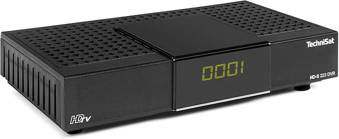 TechniSat HD-S 223 DVR HD-Satellitenreceiver mit USB-Aufnahme, Triple Tuner, Mediaplayer, EPG & Timeshift – 0000